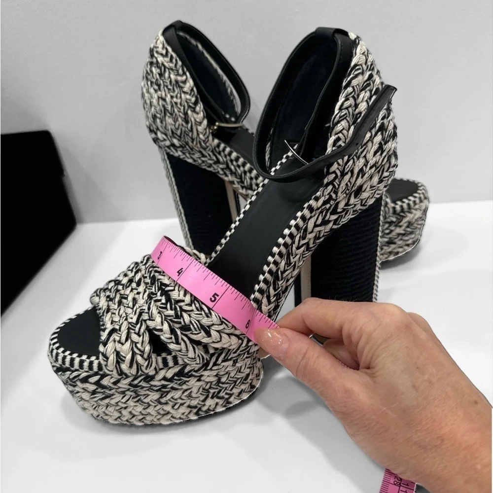 Antolina Women's Dita Woven Platform Sandals NWB Size 36 US 5.5